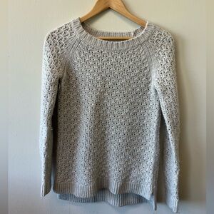 Banana Republic Italian Yarn Beige Knit Oversized sweater